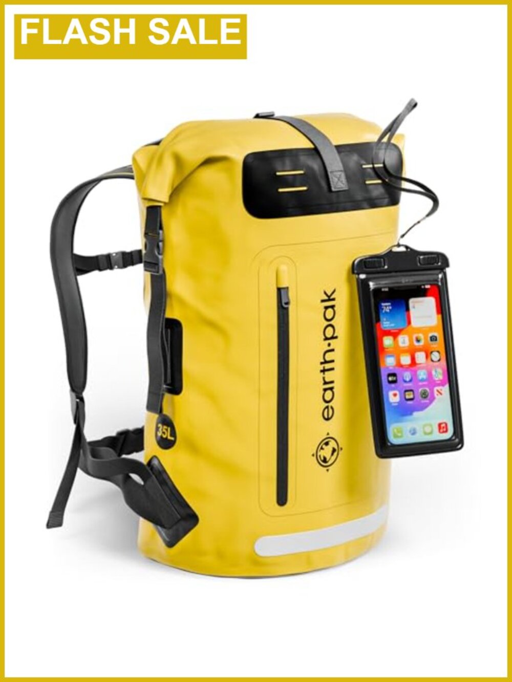 Waterproof Dry Bag Backpack 35L Kayaking Boating Fishing Rafting